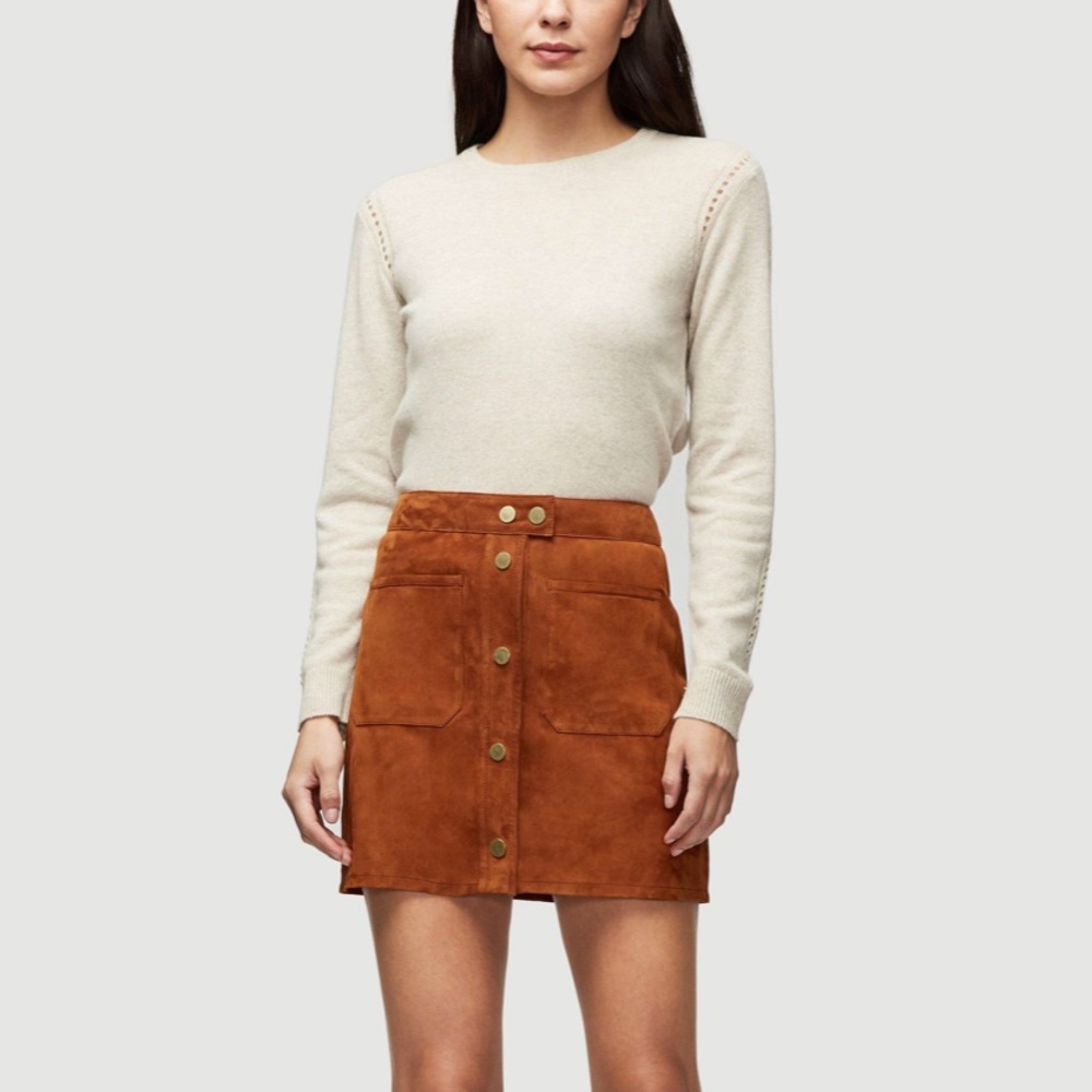 - frame cashmere crewneck sweater